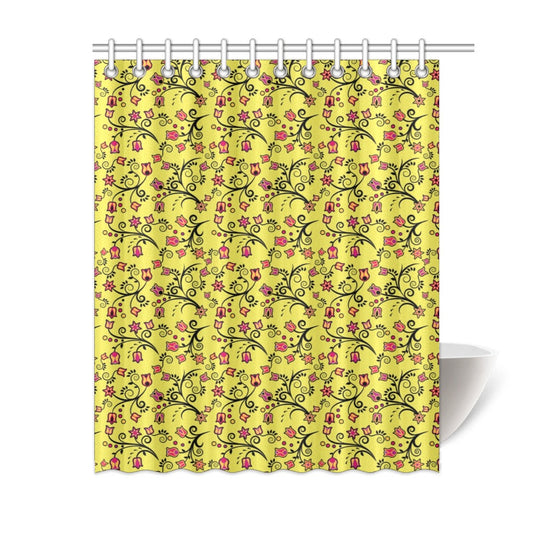 Key Lime Star Shower Curtain 60"x72"