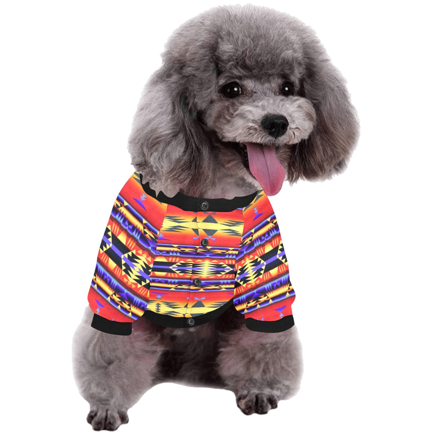 Between the San Juan Mountains Pet Dog Round Neck Shirt
