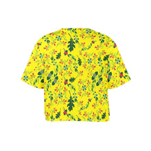 Load image into Gallery viewer, Vine Life Lemon Crop Top
