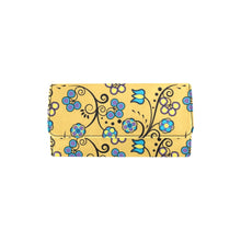 Load image into Gallery viewer, Blue Trio Tuscan Women&#39;s Trifold Wallet
