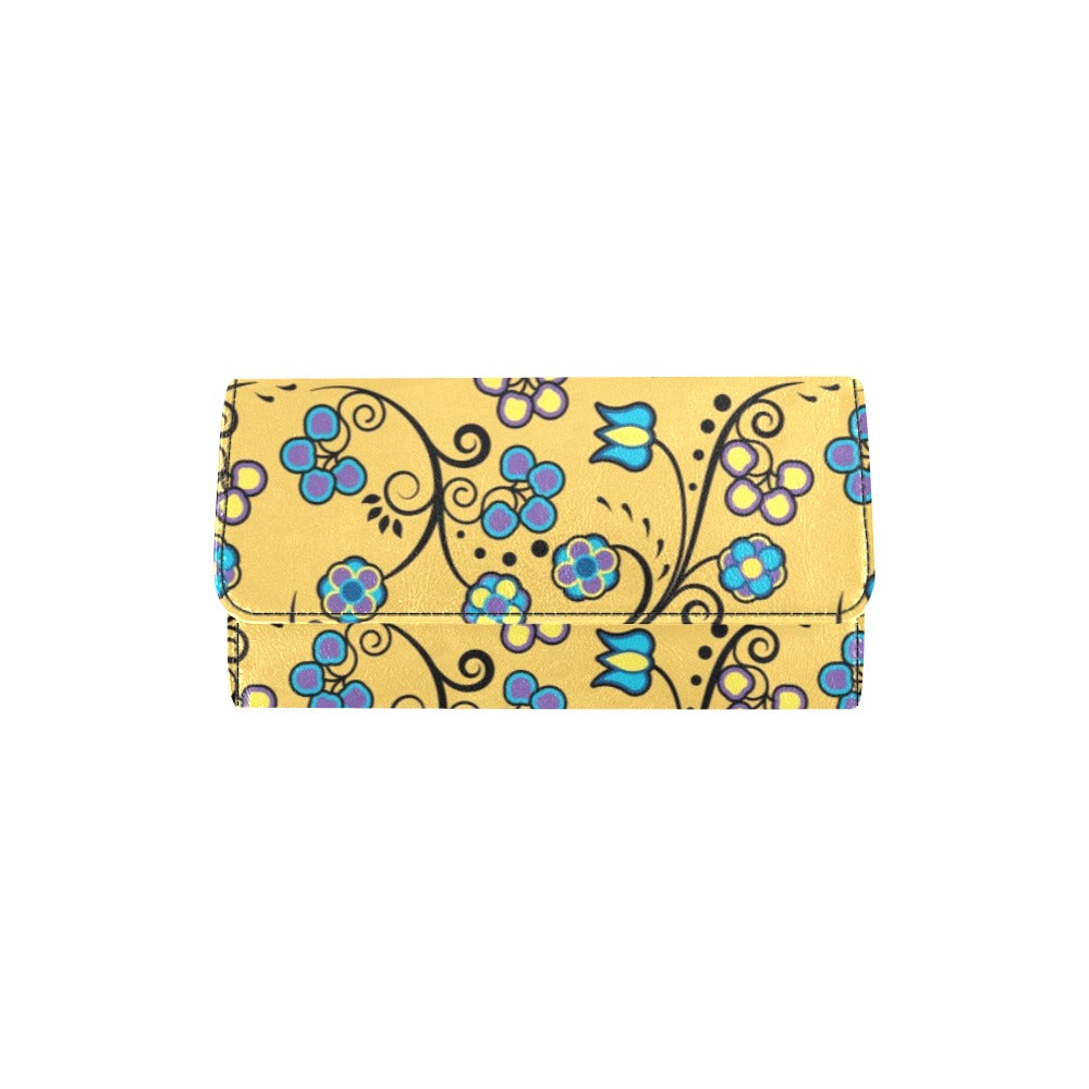 Blue Trio Tuscan Women's Trifold Wallet