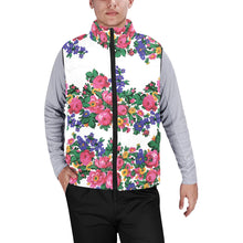 Load image into Gallery viewer, Kokum_s Revenge White Men&#39;s Padded Vest Jacket
