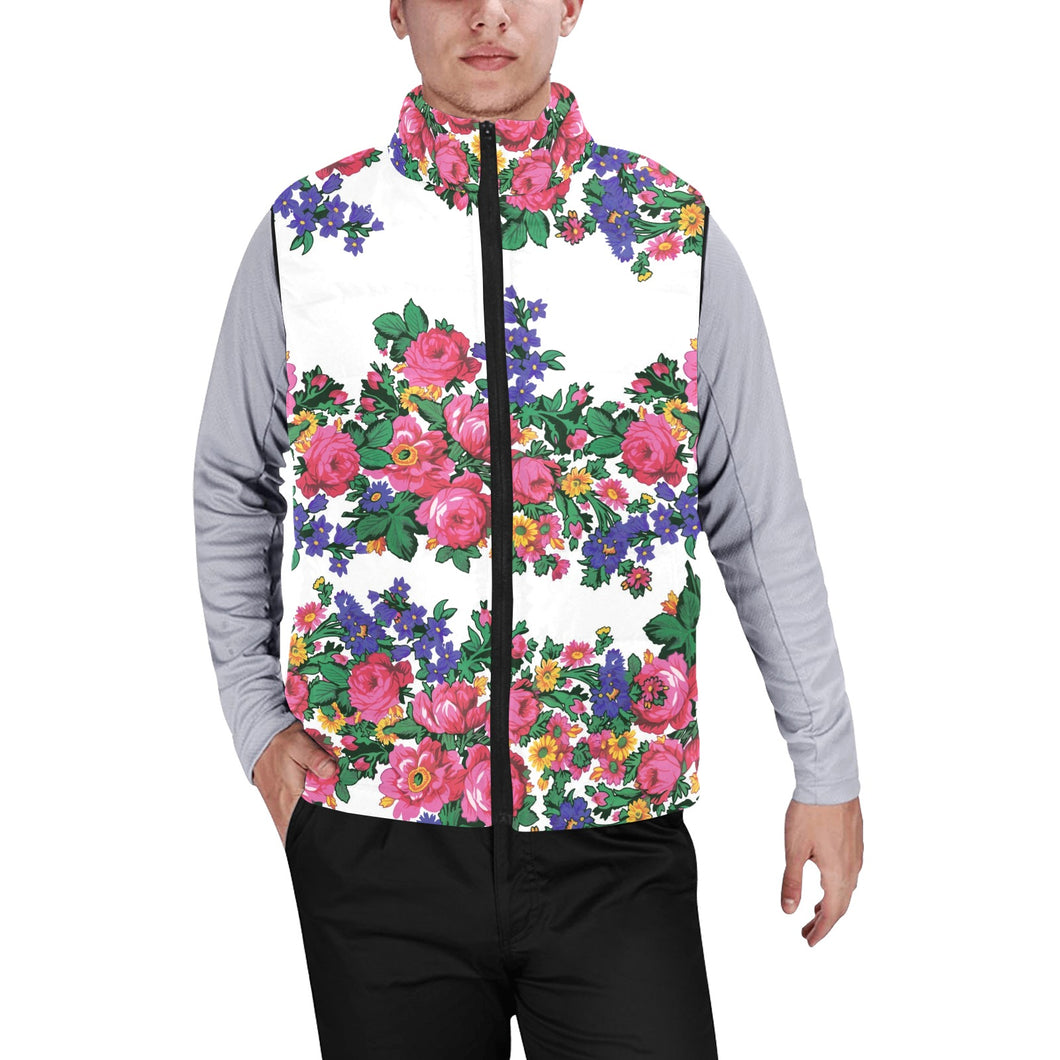 Kokum_s Revenge White Men's Padded Vest Jacket