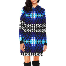 Load image into Gallery viewer, Writing on Stone Night Watch Hoodie Dress
