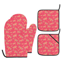 Load image into Gallery viewer, Gathering Rouge Oven Mitt &amp; Pot Holder
