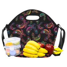 Load image into Gallery viewer, Neon Floral Eagles Neoprene Lunch Bag/Large
