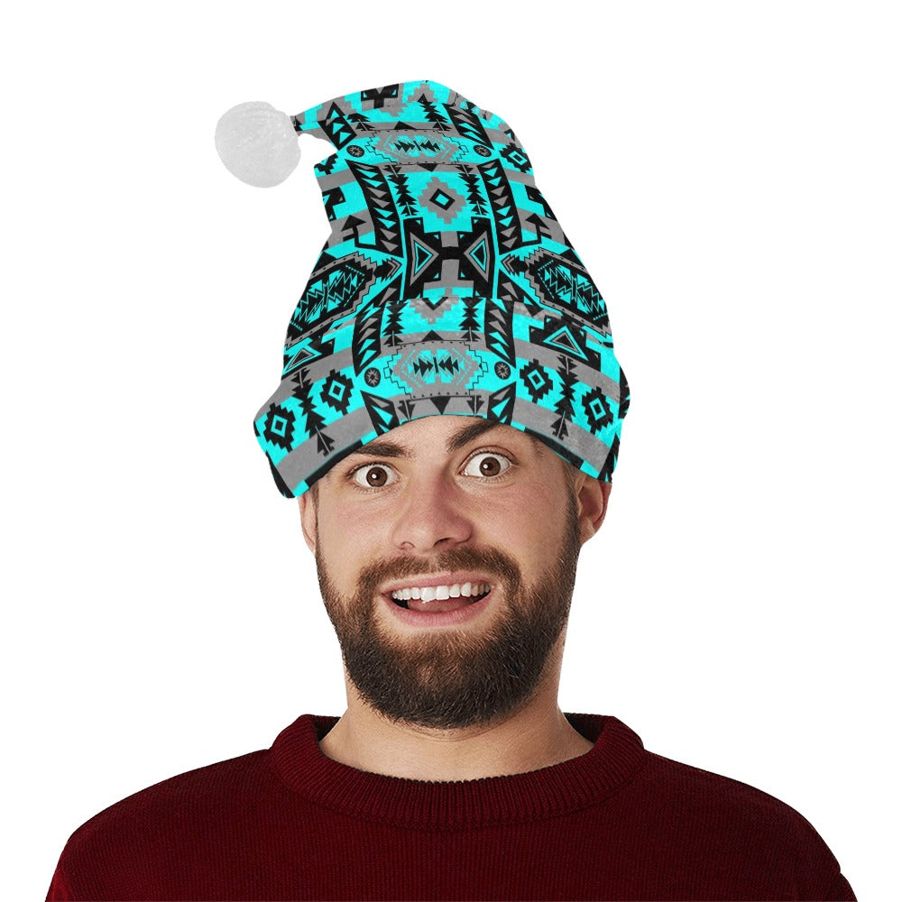 Chiefs Mountain Sky Santa Hat