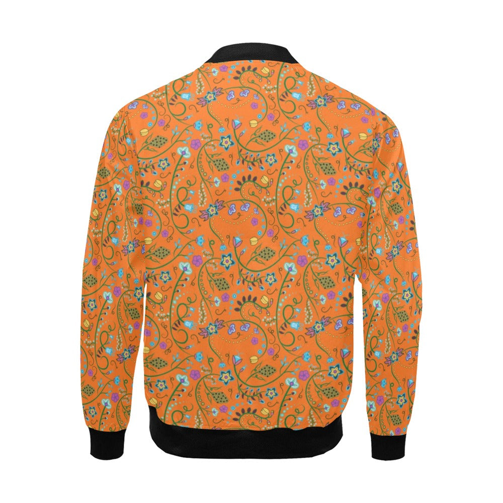 Fresh Fleur Carrot Bomber Jacket