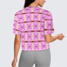 Load image into Gallery viewer, Gathering Earth Lilac Crop Top
