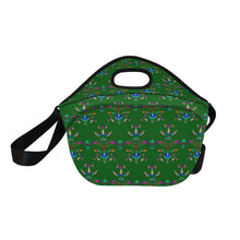 Load image into Gallery viewer, Dakota Damask Green Neoprene Lunch Bag/Large
