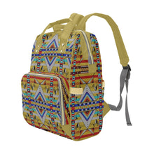 Load image into Gallery viewer, Medicine Blessing Yellow Multi-Function Diaper Backpack/Diaper Bag
