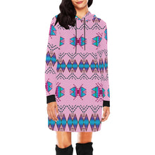 Load image into Gallery viewer, Sacred Trust Carnation Hoodie Dress
