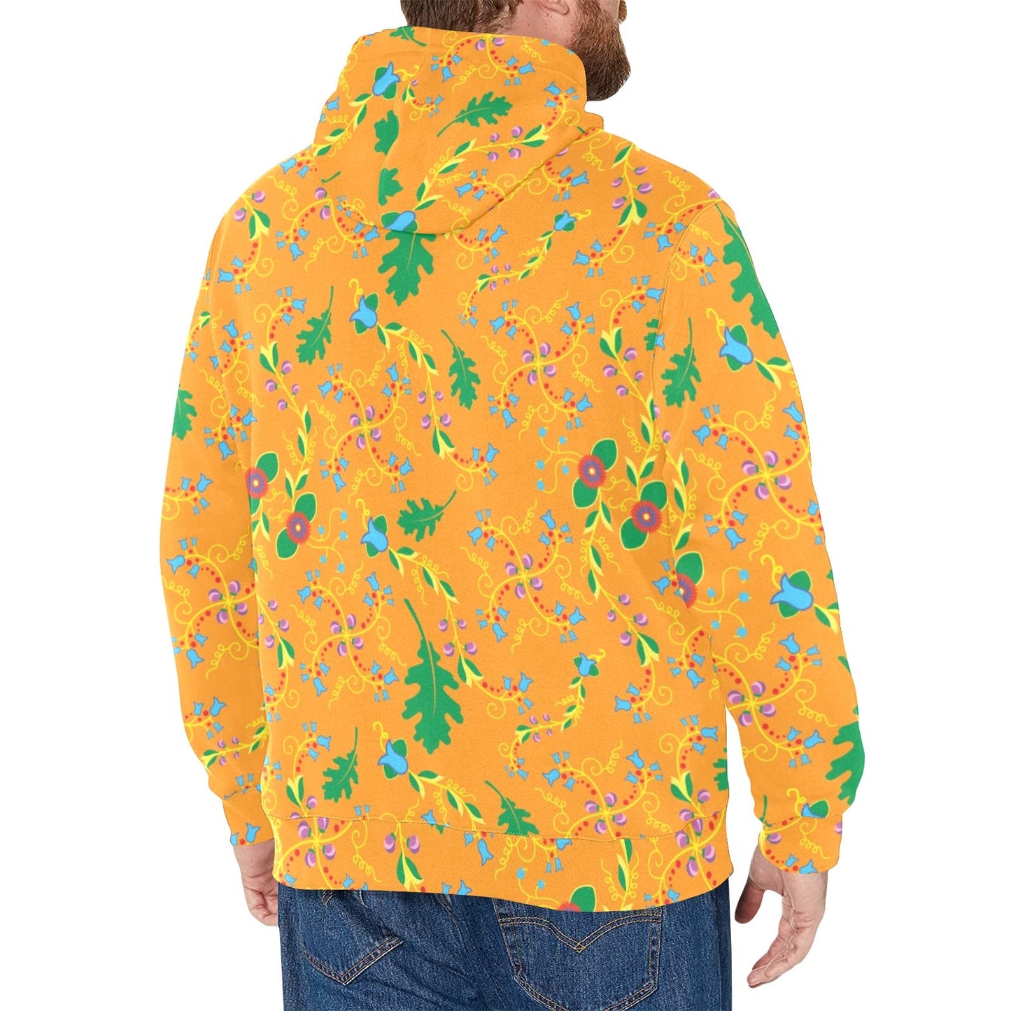 Vine Life Sunshine Men's Long Sleeve Fleece Hoodie