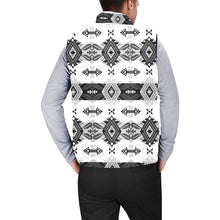 Load image into Gallery viewer, Sovereign Nation Black and White Men&#39;s Padded Vest Jacket
