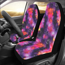 Load image into Gallery viewer, Animal Ancestors 9 Cosmic Swirl Purple and Red Car Seat Covers (Set of 2)
