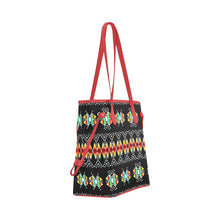 Load image into Gallery viewer, Sacred Trust Black Colour Clover Canvas Tote Bag
