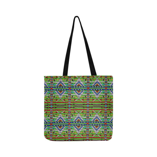 Medicine Blessing Lime Green Reusable Shopping Bag