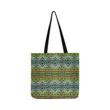 Load image into Gallery viewer, Medicine Blessing Lime Green Reusable Shopping Bag
