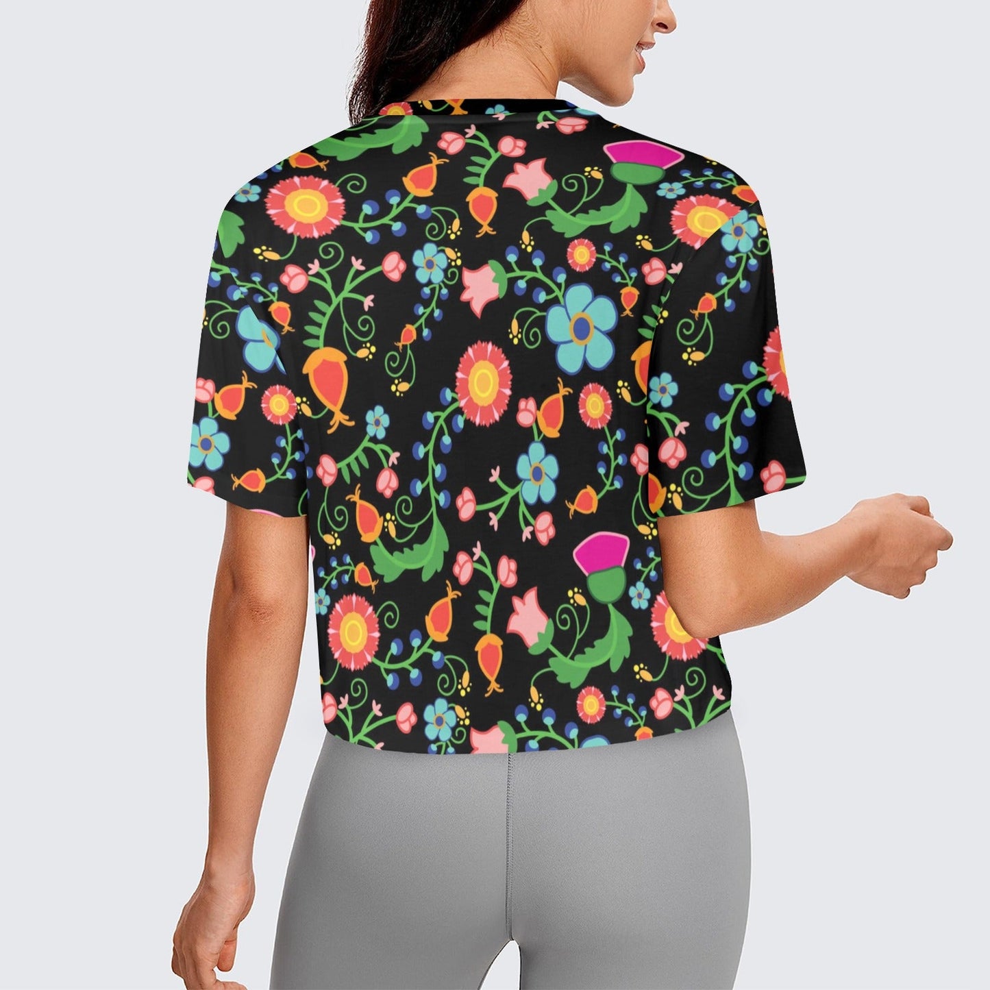 Bee Spring Night Crop Top
