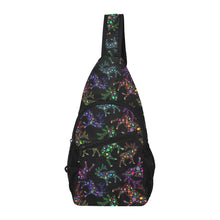 Load image into Gallery viewer, Neon Floral Elks Chest Bag
