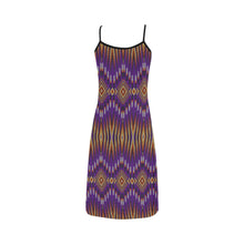 Load image into Gallery viewer, Fire Feather Purple Alcestis Slip Dress
