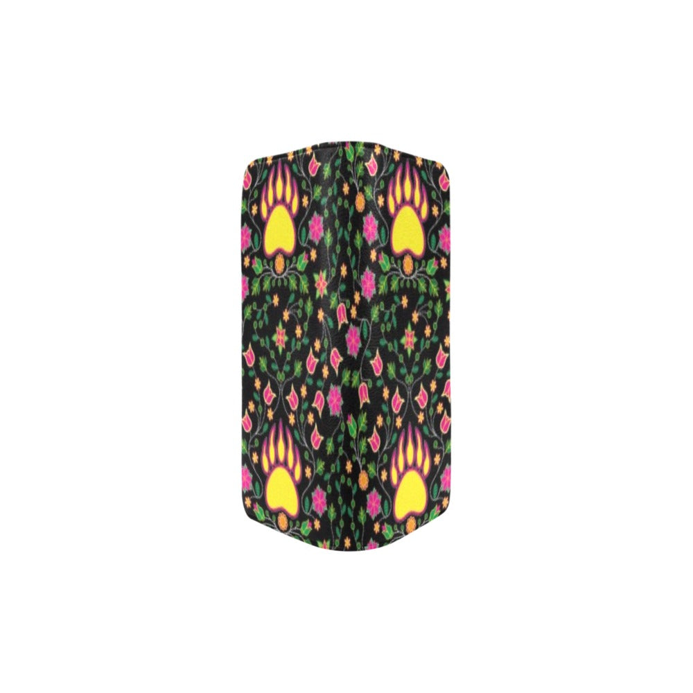 Floral Bearpaw Pink and Yellow Clutch