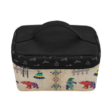 Load image into Gallery viewer, Bear Ledger Black Sky Cosmetic Bag
