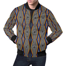 Load image into Gallery viewer, Diamond in the Bluff Grey Bomber Jacket for Men
