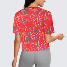 Load image into Gallery viewer, Fresh Fleur Fire Crop Top
