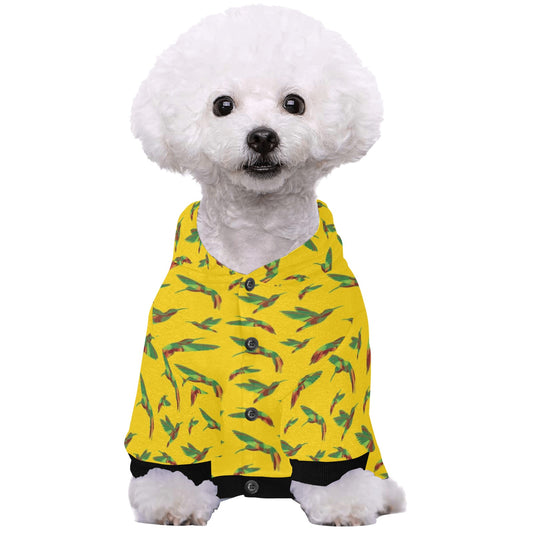 Red Swift Yellow Pet Dog Hoodie