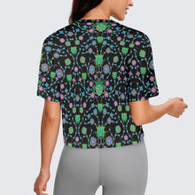 Load image into Gallery viewer, Floral Damask Garden Crop Top
