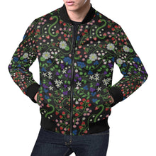 Load image into Gallery viewer, Grandmother Stories Midnight Bomber Jacket for Men
