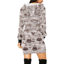 Load image into Gallery viewer, Heart of The Forest Hoodie Dress
