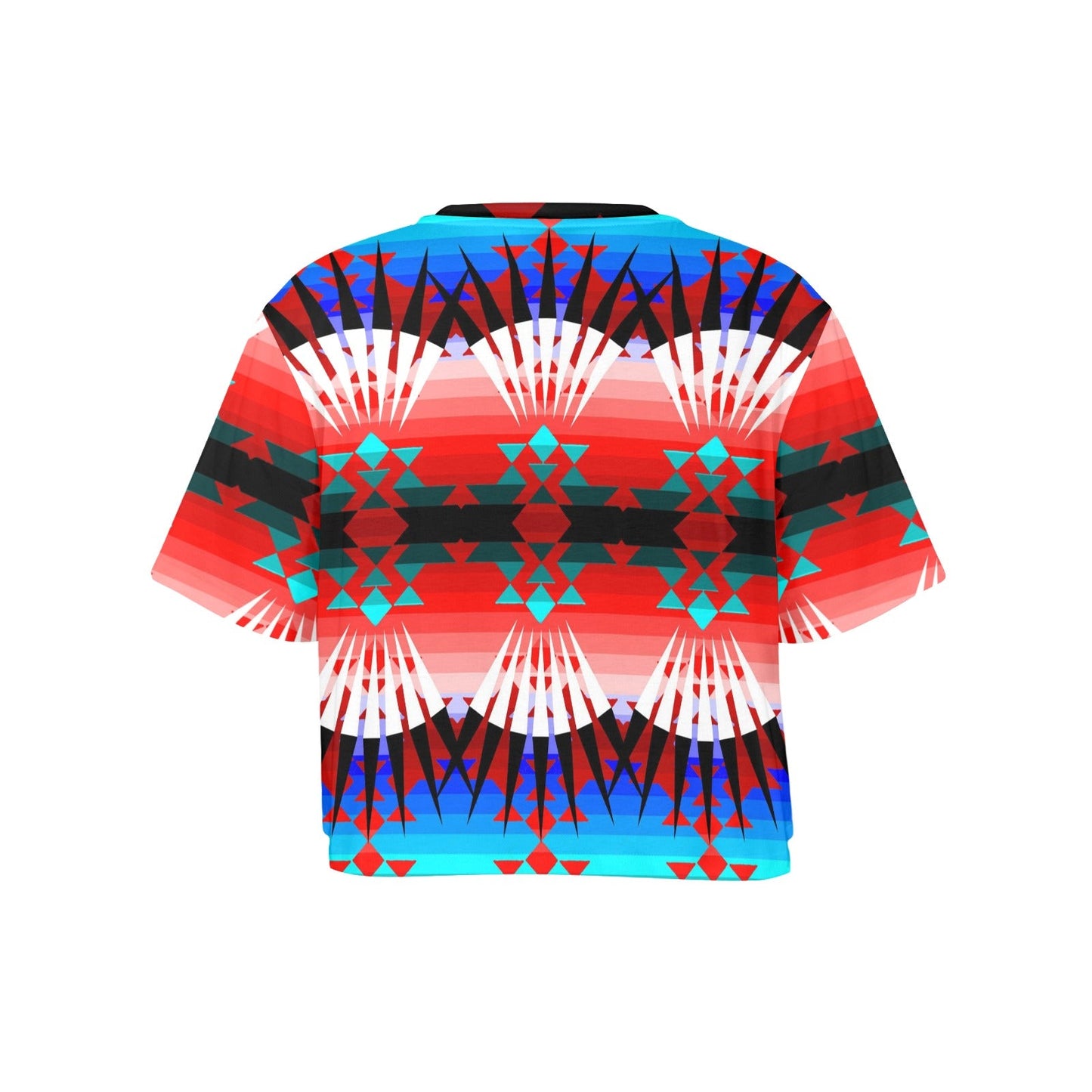 Northwest Ribbonwork Bustles Crop Top