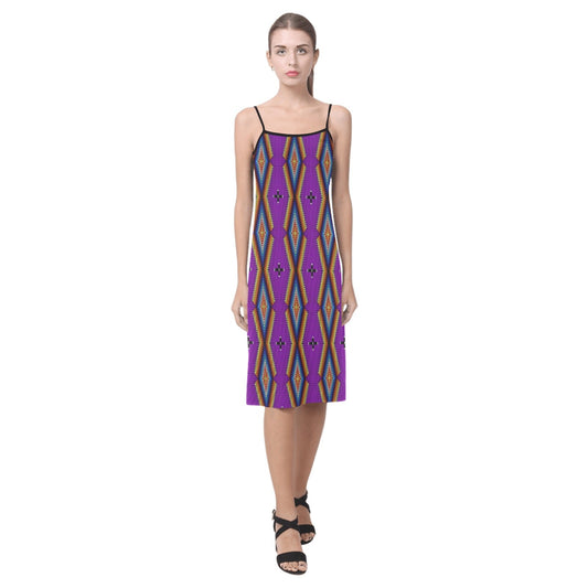 Diamond in the Bluff Purple Alcestis Slip Dress