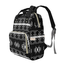 Load image into Gallery viewer, Sacred Trust Black Multi-Function Diaper Backpack/Diaper Bag
