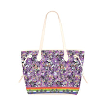 Load image into Gallery viewer, Culture in Nature Purple Clover Canvas Tote Bag
