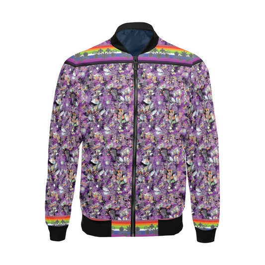 Culture in Nature Purple Bomber Jacket