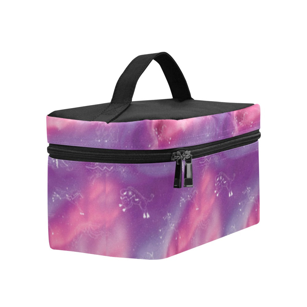 Animal Ancestors 7 Aurora Gases Pink and Purple Cosmetic Bag