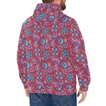 Load image into Gallery viewer, Cardinal Garden Men&#39;s Long Sleeve Fleece Hoodie
