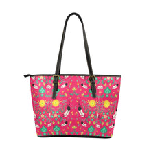 Load image into Gallery viewer, New Growth Pink Leather Tote Bag
