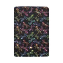 Load image into Gallery viewer, Neon Floral Horses Women&#39;s Trifold Wallet
