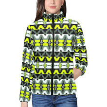 Load image into Gallery viewer, Two Spirit Medicine Women&#39;s Stand Collar Padded Jacket
