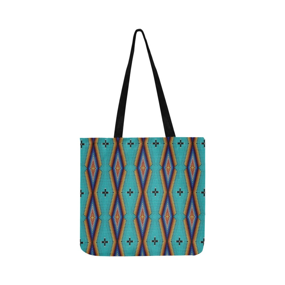 Diamond in the Bluff Turquoise Reusable Shopping Bag