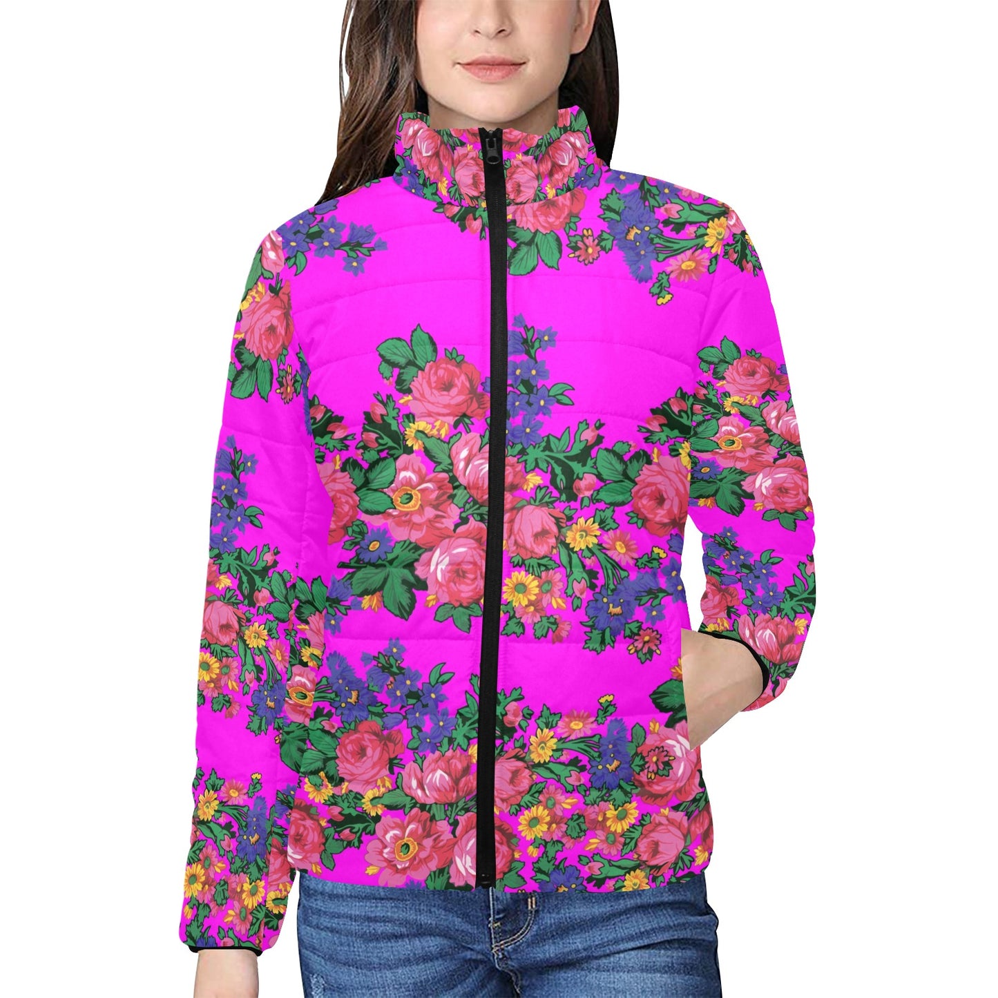 Kokum's Revenge Blush Women's Stand Collar Padded Jacket