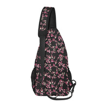 Load image into Gallery viewer, Floral Green Black Chest Bag
