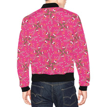 Load image into Gallery viewer, Willow Bee Bubblegum Bomber Jacket for Men
