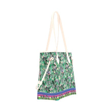 Load image into Gallery viewer, Culture in Nature Green Clover Canvas Tote Bag
