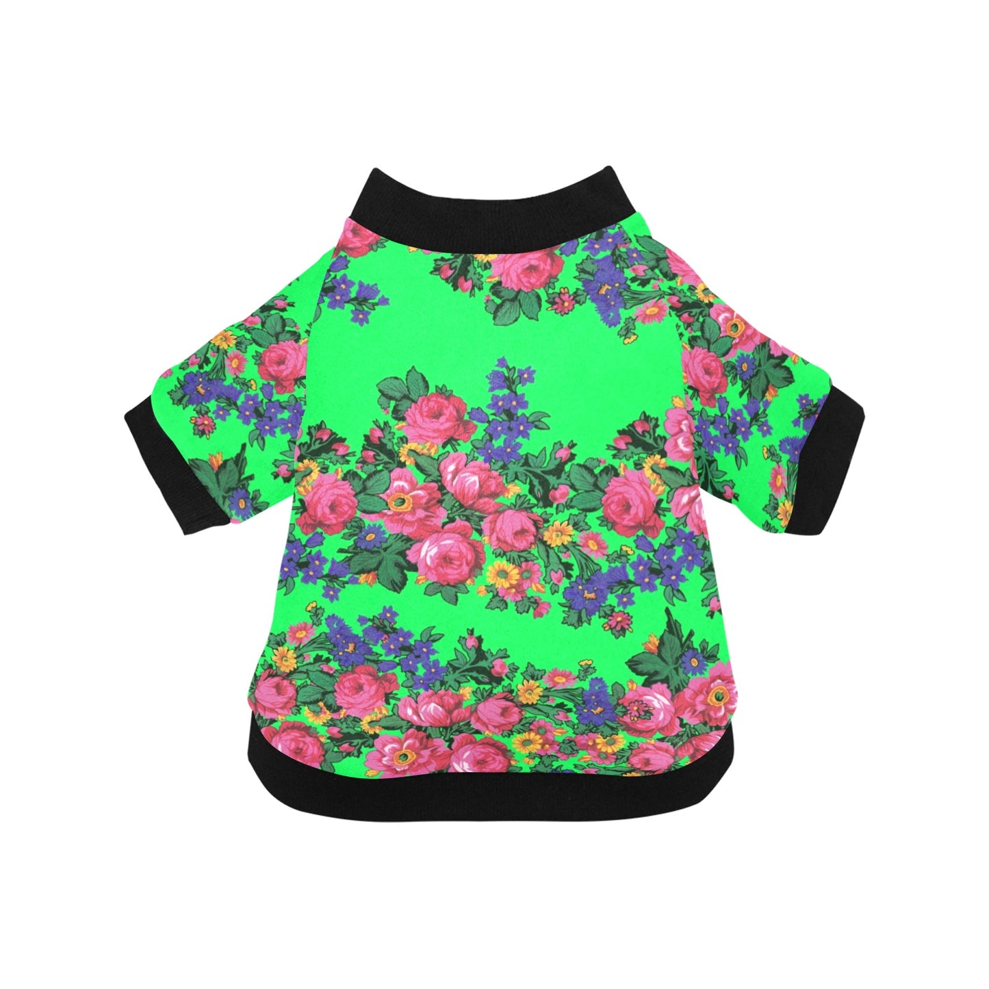 Kokum's Revenge Green Pet Dog Round Neck Shirt