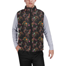 Load image into Gallery viewer, Neon Floral Animals Men&#39;s Padded Vest Jacket
